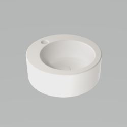 GSG Ring umywalka nablatowa biały mat RILAV