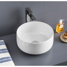 Artceram Cognac 35 umywalka nablatowa biały połysk