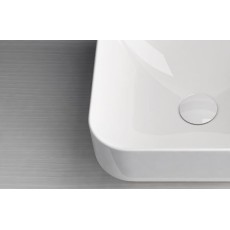 Artceram Gio 40x40 umywalka nablatowa  biały połysk