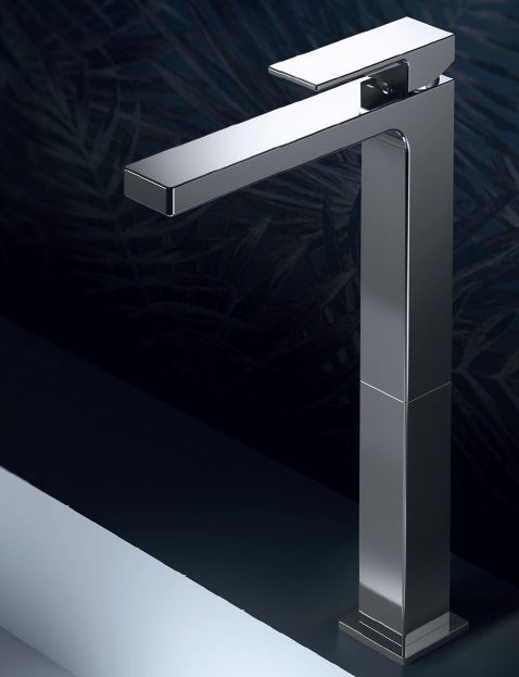 FURO single lever high basin mixer without pop-up waste and drain