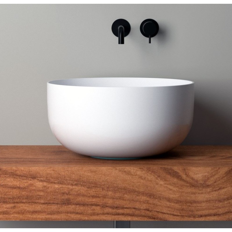 Hidra Sphere umywalka 44x22h biały połysk SP22 001