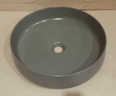 Artceram Cognac 48 countertop washbasin grey olive COL002 15:00