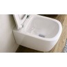 Hidra Gio miska a wc podwieszana biała Rimless