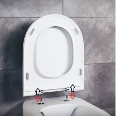 Hidra Gio miska a wc podwieszana biała Rimless