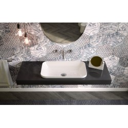 Hidra Gio umywalka blatowa z bez przel 60cm biała G140
