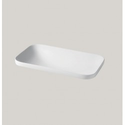 Hidra Gio umywalka blatowa z bez przelewu 80 biała G180