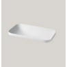 Hidra Gio drop in washbasin no overflow  80 white