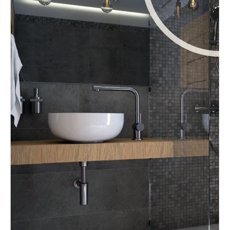 Hidra Sphere umywalka 44X17h biały połysk SP17 001