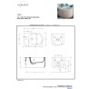 Hidra Gio bidet wiszący biały GWR24 001