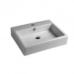 GSG Quad countertop  washbasin 60cm white