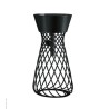 Hidra Wire struktura pod umywalkę czarny połysk W3 009