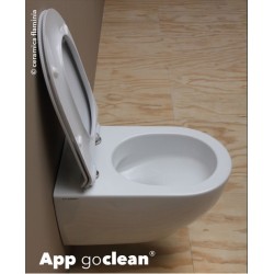 Flaminia APP wall-hung wc white GoClean with seat cover