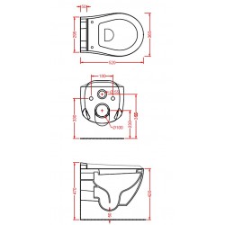 BLV001 technical drawing