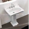 Artceram Hermitage washbaisn 68x55 white shine