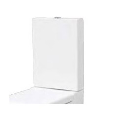 Artceram La Fontana zbiornik do kompaktu biało-czerwony ceramiczny LFC001