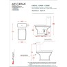 Artceram Civitas wc clouse cauplet wc set