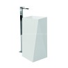 Sharp washbasin white