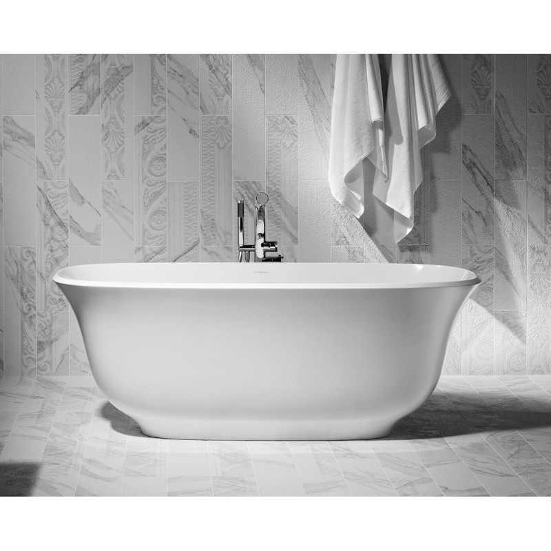 Victoria&Albert Amiata 1650 wanna biała QUARRYCAST™  AMT-N-SW-NO