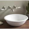 Victoria&Albert Drayton 40 umywalka nablatowa biały połysk QUARRYCAST™