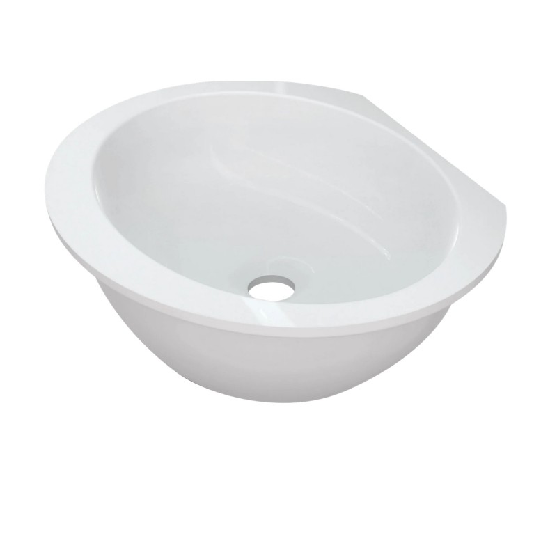 Victoria&Albert Kaali 46 Umywalka podblatowa biała QUARRYCAST™