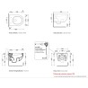Flaminia APP Mini miska wc wisząca biała