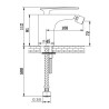 Kohlman Experience Bateria bidetowa chrom QB130E
