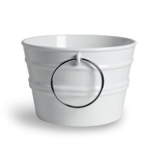 Horganica Bacile umywalka biała +uchwyt na recznik