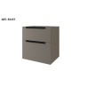 Baden Haus Urban base unit 60 cm Medium matt grey with ceramic basin