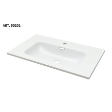 Baden Haus Tiffany szafka 74 grey cloud + Umywalka ceramiczna biały połysk