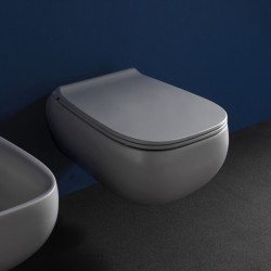 Flaminia Fluo seat & cover with quick-release hinges