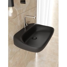 Flaminia Fluo umywalka 70 cm nablatowa/wisząca biały połysk FU70L