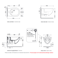 Flaminia IO 2.0 bidet wiszący biały połysk IO218