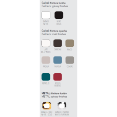 Flaminia Roll umywalka nablatowa RL44L biała