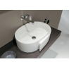 Flaminia Roll 56 cm countertop washbasin 56cm  RL56L