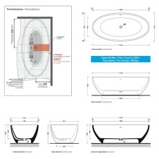 Flaminia App AP165V rysunek techniczny