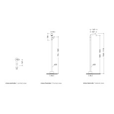 Flaminia Fold FL3052 rysunek techniczny