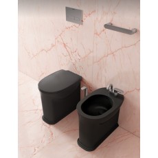 Flaminia Madre miska wc stojąca bezrantowa czarna
