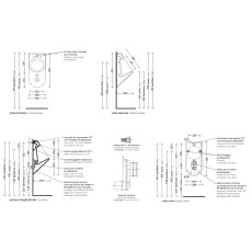 Flaminia App pisuar Goclean® AP28G rysunek techniczny
