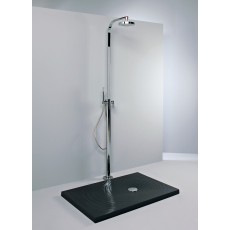 Flaminia Water Drop Brodzik ceramiczny 120x80 czarny