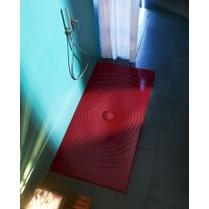 Flaminia Water Drop Brodzik czerwony