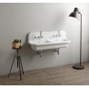 Bleu Provence True Colors double basin 120 cm, white, 3 holes