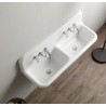 Bleu Provence True Colors TCL120B double basin 120 cm, white, 3 holes
