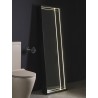 APP Flaminia App 150 reversible mirror with varnished frame and LED lighting