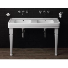 Bleu Provence Provence '900 Umywalka podwójna 130cm Biały połysk