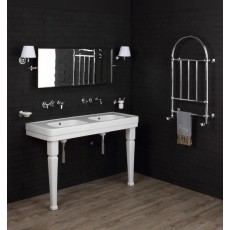 Bleu Provence Provence '900 Retro umywalka podwójna 130cm biały połysk