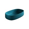 Artceram Cognac 55 countertop basin in green foresta color