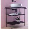 Flaminia Filo 75 Stainless steel structure FILO 75 with glass shleves