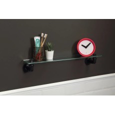 Bleu Provence Industrialis półka szklana 60x11,5 cm kolor czarny mat ABI218RAL