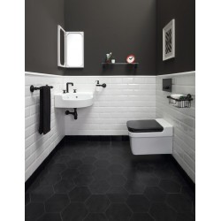 Bleu Provence Industrialis Toilet roll holder black mat