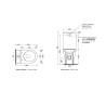 Flaminia App goclean® monobloc wc S/P trap